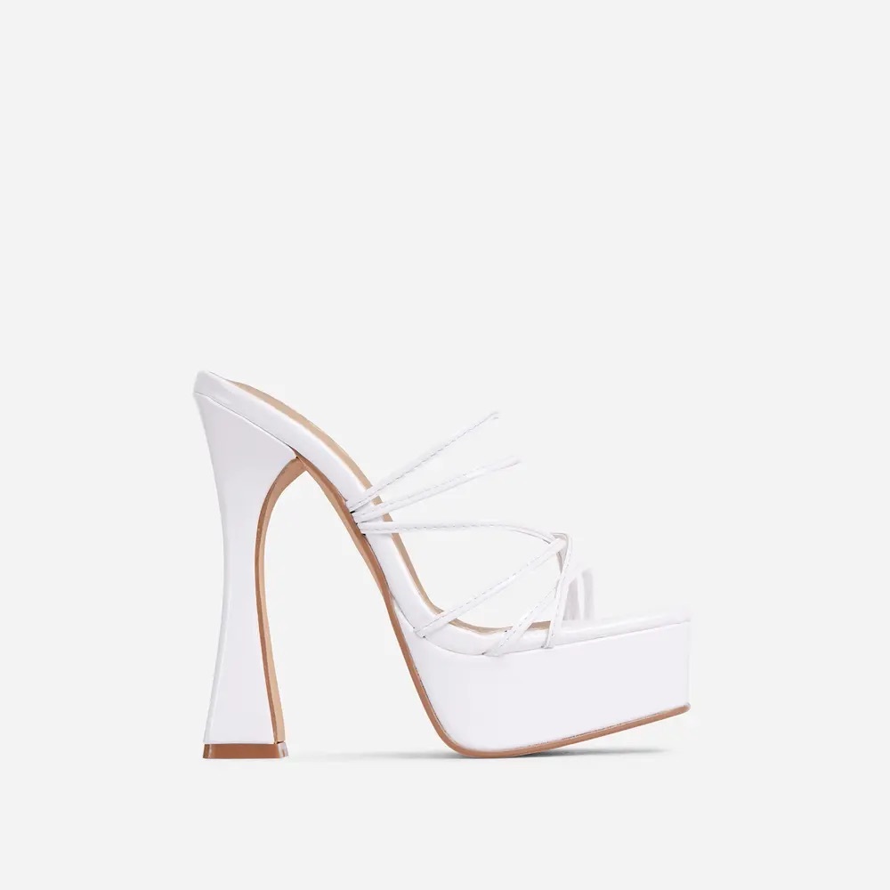 EGO shoes platform strappy heel